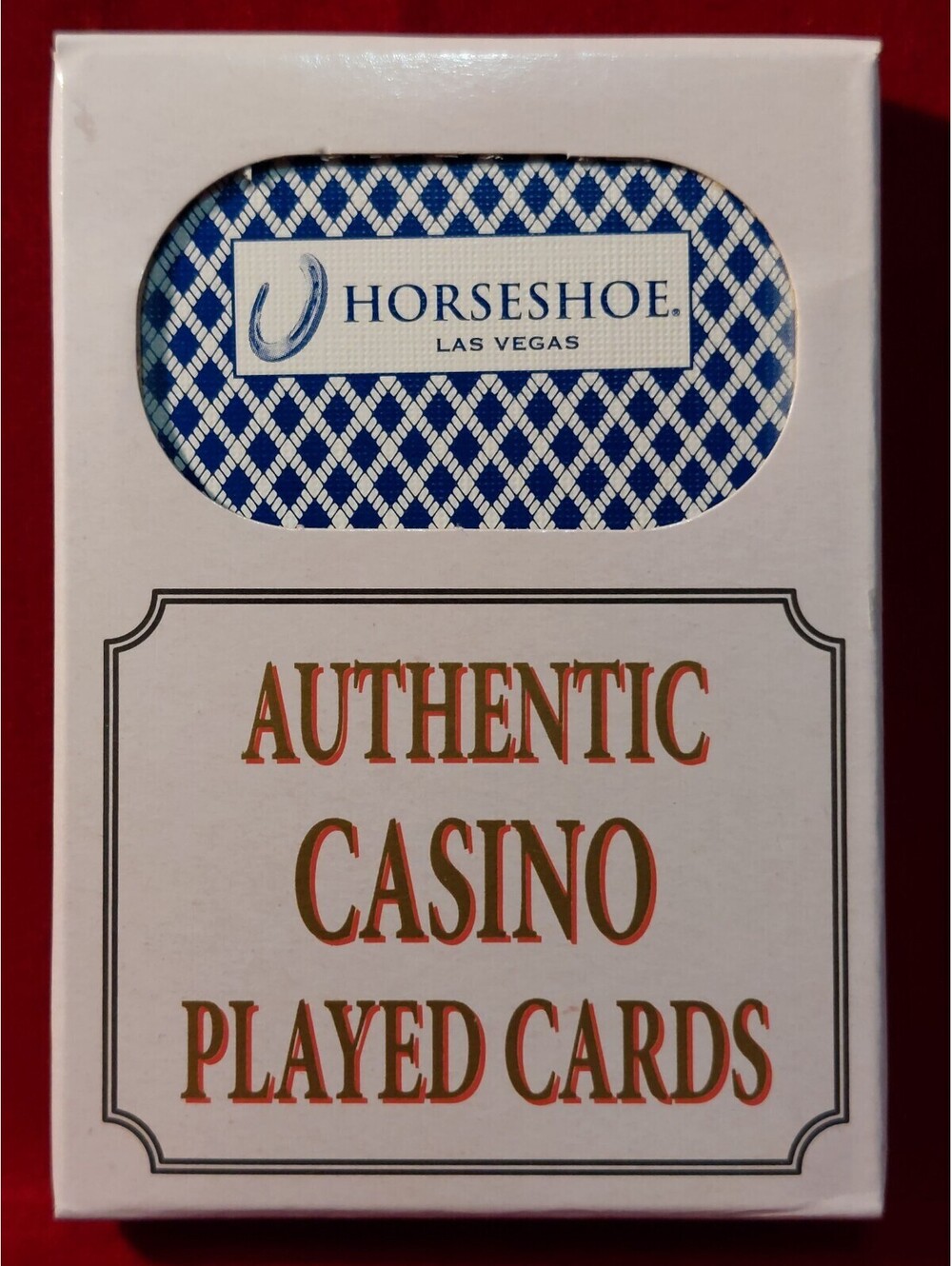 HORSESHOE Las Vegas Casino & Hotel Blue Deck of BEE Cards